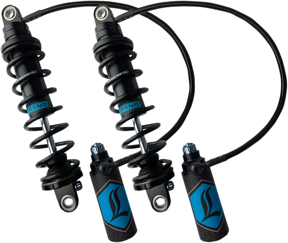 LEGEND SUSPENSION REVO ARC Remote Reservoir Shocks - Standard - Black - 13" 1310-1878