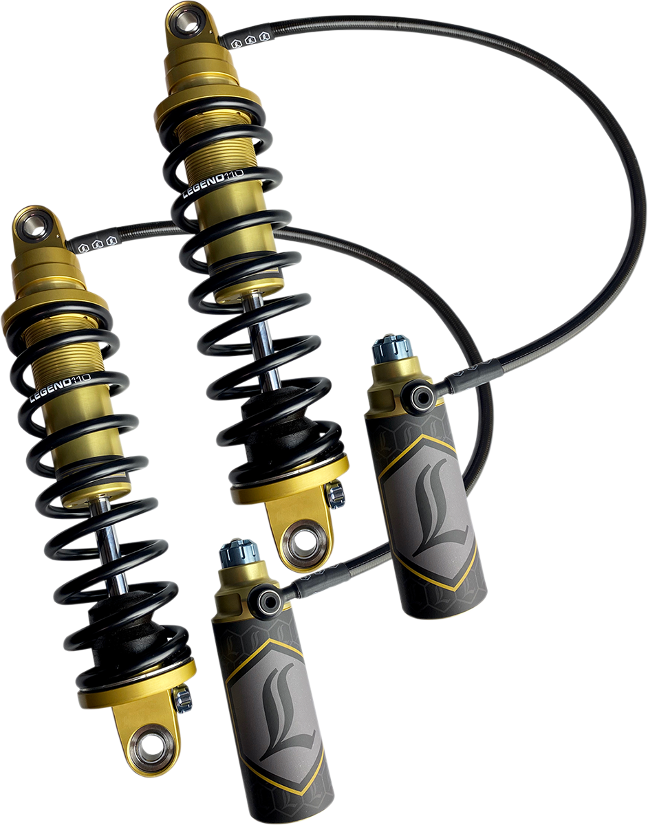 LEGEND SUSPENSION REVO ARC Remote Reservoir Shocks - Standard - Gold - 13" 1310-1902