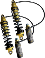 LEGEND SUSPENSION REVO ARC Remote Reservoir Shocks - Heavy Duty - Gold - 13" 1310-1903