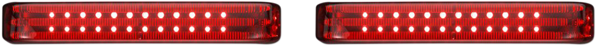 Custom Dynamics Saddlebag LED Lights - Sequential - Black/Red PB-SBSEQ-SS8-BR - Cycle City Outdoors