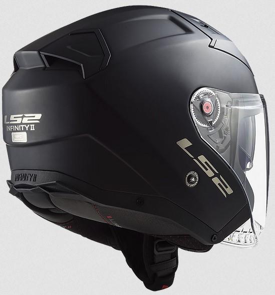 LS2 - Infinity II Open Face Helmet - Matte Black - L