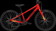 Cannondale 2021 Kids Quick  - 24'' - Acid Red - Cycle City Outdoors