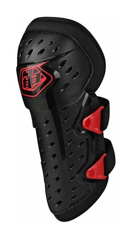 Troy Lee Designs Youth Rogue Off-Road Dirt Bike MTB Downhill Knee Shin Guard (Black, One Size)