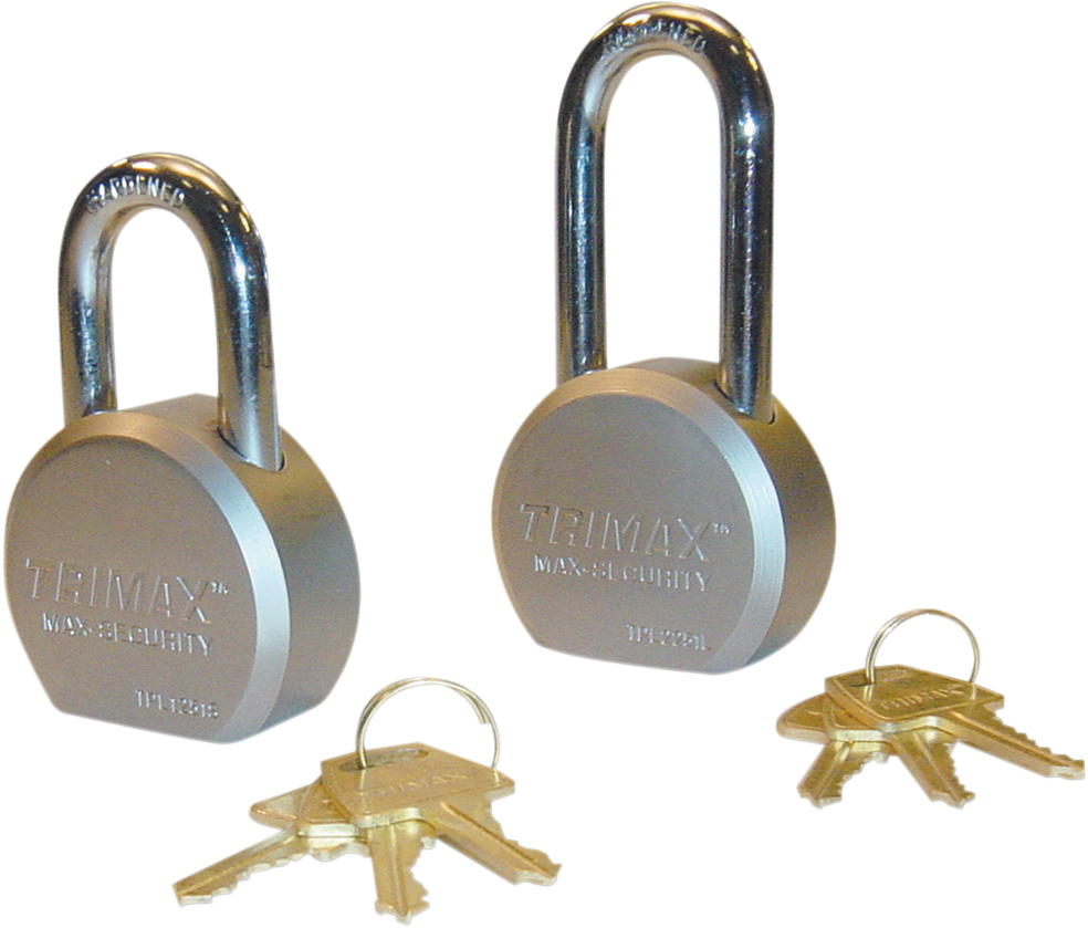 TRIMAX Steel Padlock - 1.25" TPL1251S - Cycle City Outdoors