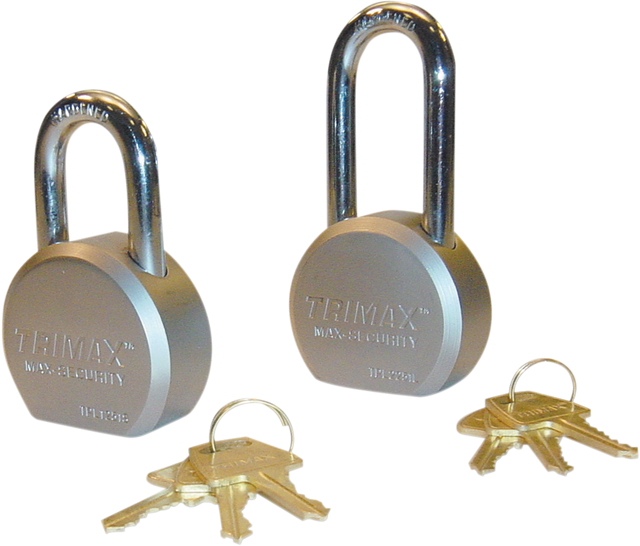 TRIMAX Steel Padlock - 1.25" TPL1251S - Cycle City Outdoors