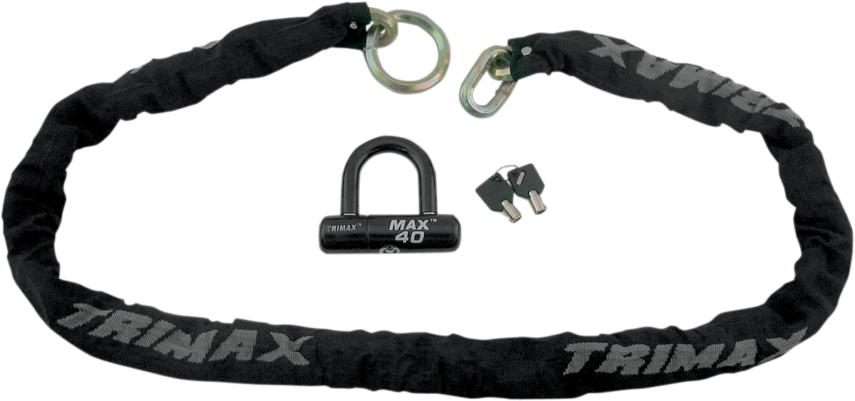 TRIMAX U-Lock Lock Chain - 5' THEX5040 - Cycle City Outdoors