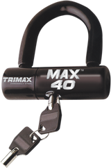 TRIMAX U-Lock Disc Lock - Black MAX40BK - Cycle City Outdoors