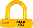 TRIMAX U-Lock Disc Lock - Yellow MAX40YL - Cycle City Outdoors