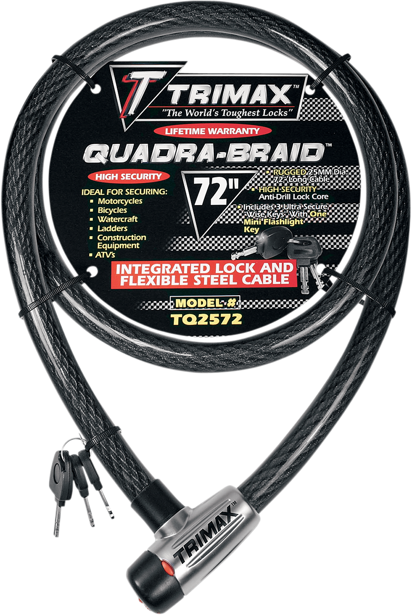 TRIMAX Quad Braid Lock - 72" TQ2572 - Cycle City Outdoors