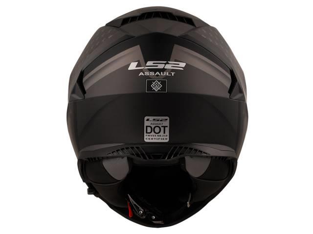 LS2 - Assault Flag Full Face Helmet - Black/Grey - L