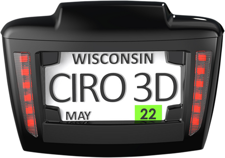 CIRO License Plate Frame - '09+ Trike - Black 40082 - Cycle City Outdoors