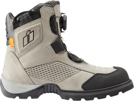 ICON Stormhawk Boots - Gray - Size 8 3403-1174