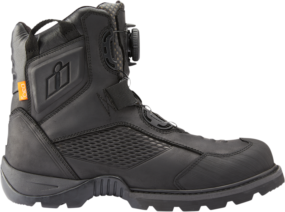 ICON Stormhawk Boots - Black - Size 11 3403-1156