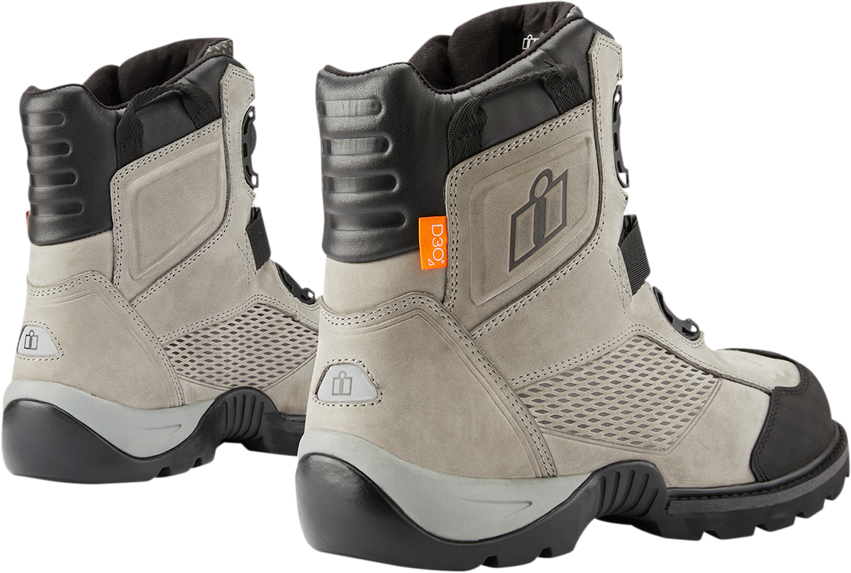 ICON Stormhawk Boots - Gray - Size 13 3403-1183