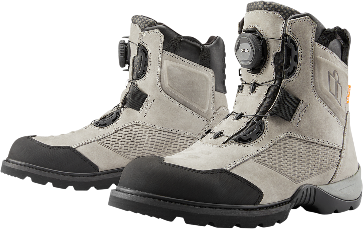 ICON Stormhawk Boots - Gray - Size 13 3403-1183