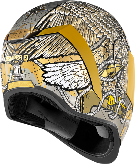 ICON Airform* Helmet - Semper Fi - Gold - XS 0101-13663