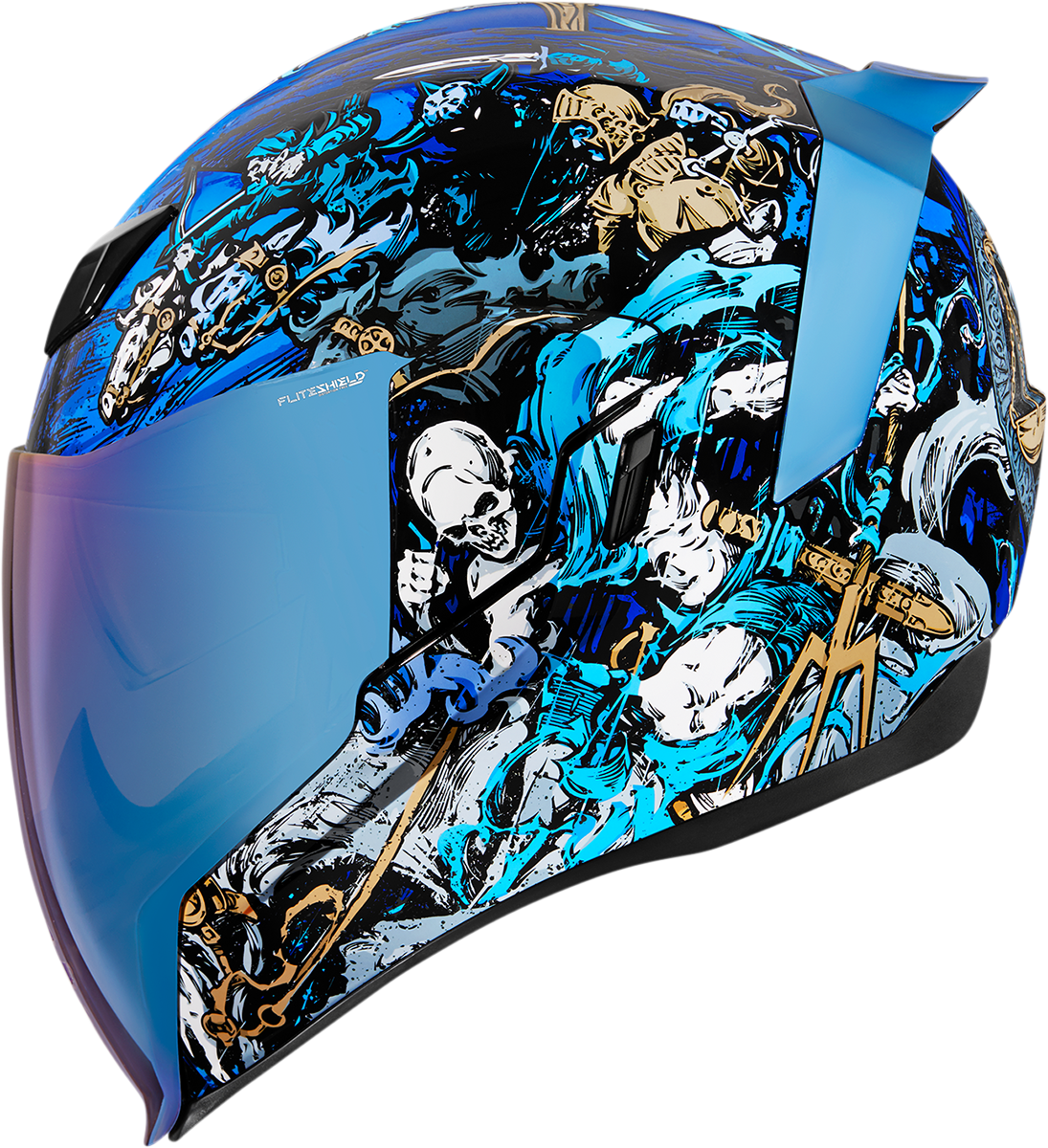 ICON Airflite* Helmet - 4Horsemen - Blue - Medium 0101-13919