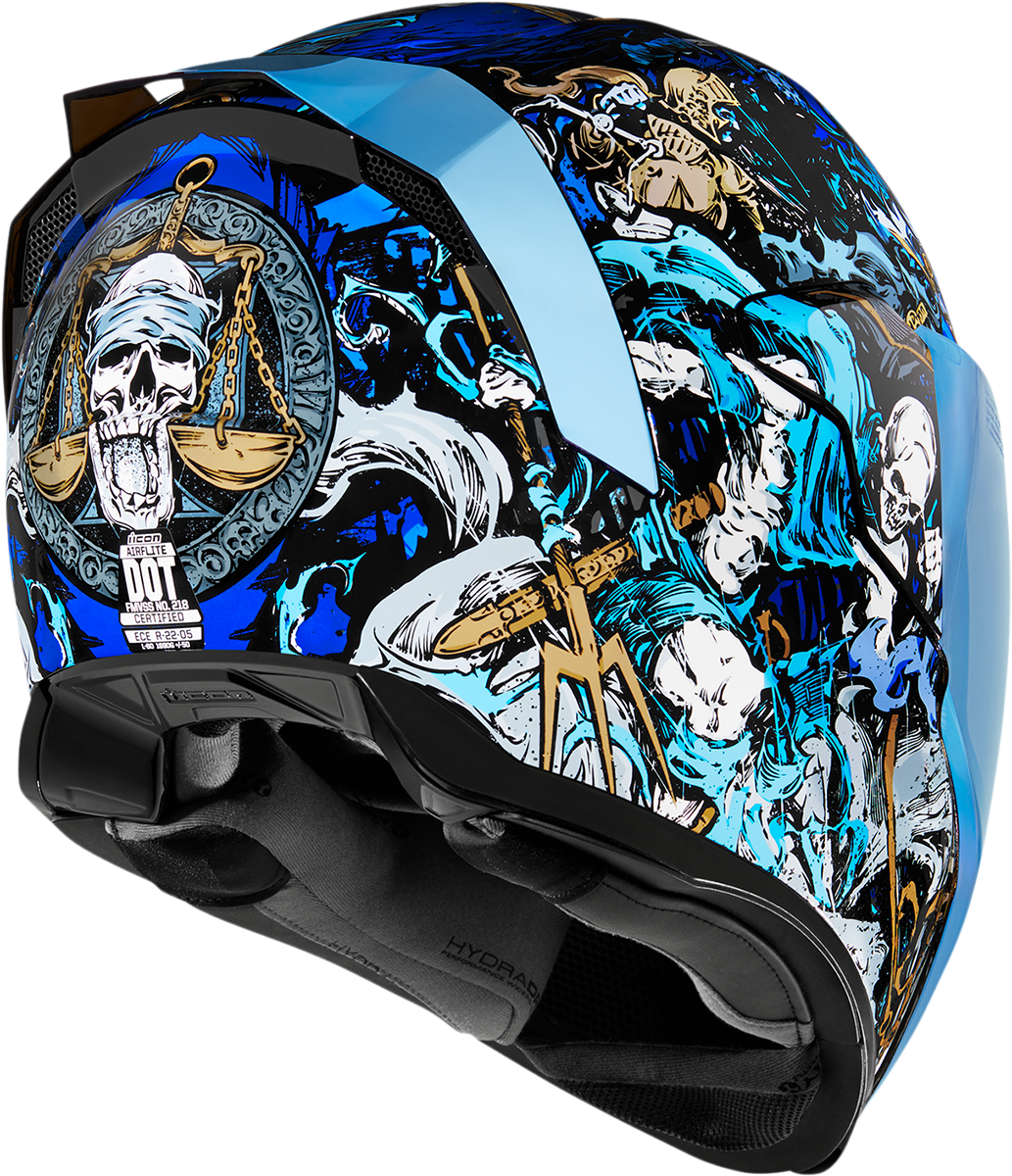 ICON Airflite* Helmet - 4Horsemen - Blue - Medium 0101-13919