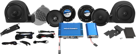 Hogtunes - Speaker/Dual Amp Kit - Ultra QC ULTRA 6-RM - Cycle City Outdoors