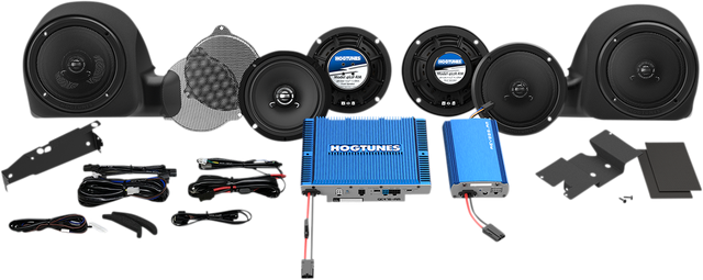 Hogtunes - Speaker/Dual Amp Kit - Ultra QC ULTRA 6-RM - Cycle City Outdoors