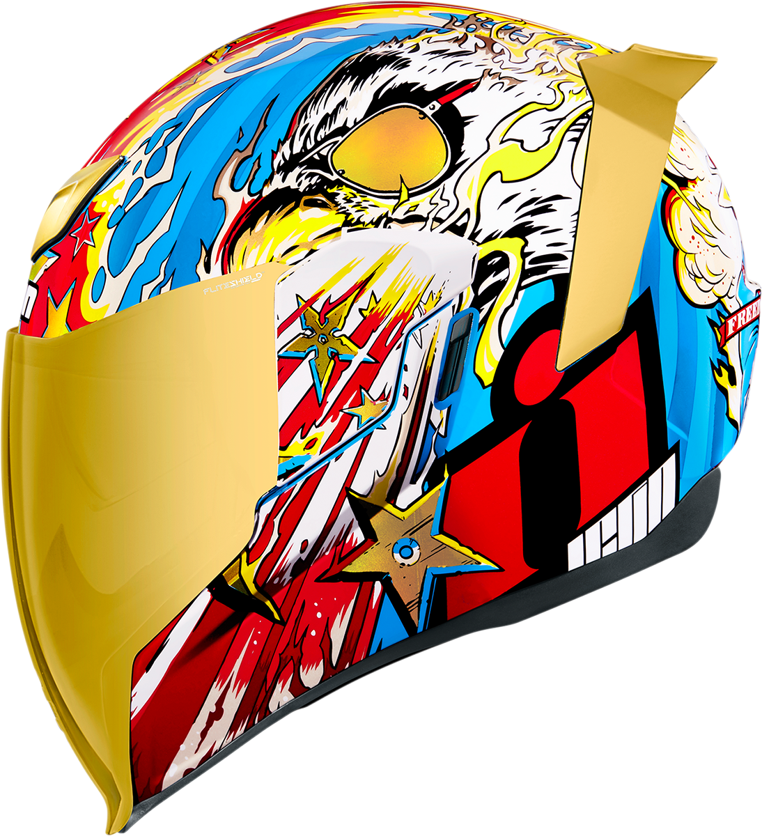 ICON Airflite* Helmet - Freedom Spitter - Gold - XS 0101-13924