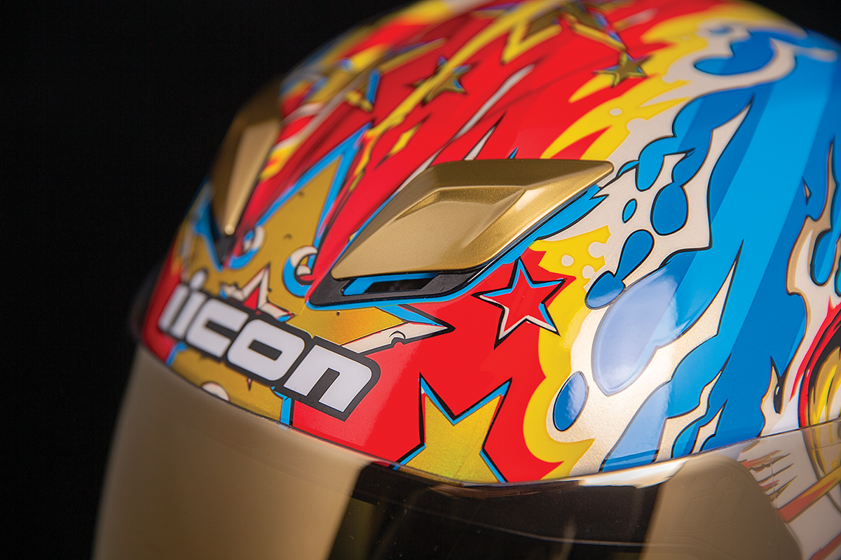 ICON Airflite* Helmet - Freedom Spitter - Gold - Medium 0101-13926