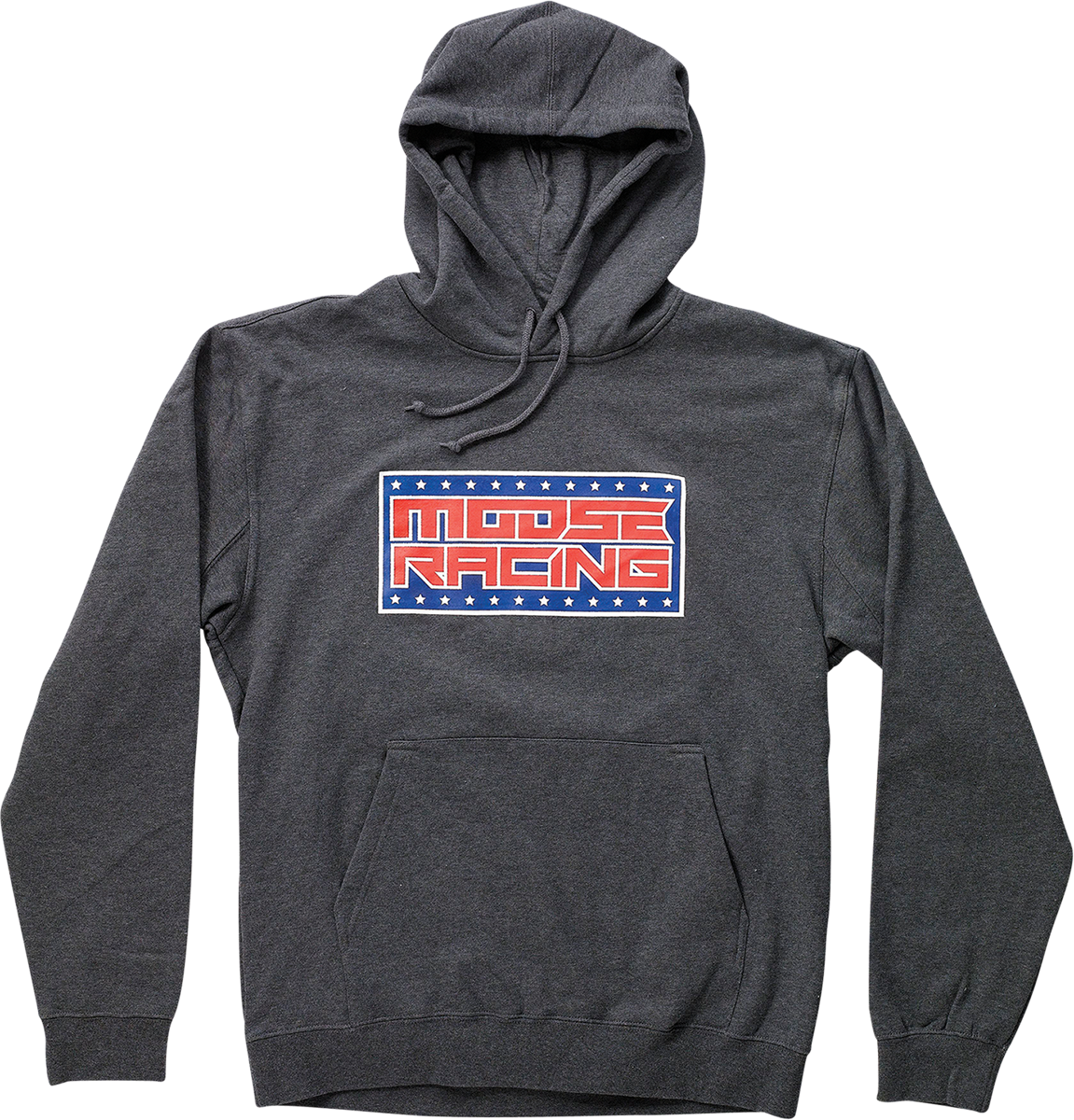 MOOSE RACING Spangled Hoodie - Gray - Large 3050-5876 - Cycle City Outdoors