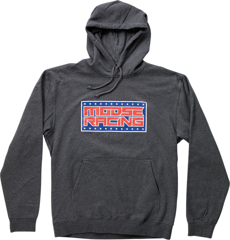 MOOSE RACING Spangled Hoodie - Gray - Large 3050-5876 - Cycle City Outdoors