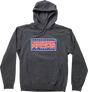 MOOSE RACING Spangled Hoodie - Gray - Large 3050-5876 - Cycle City Outdoors