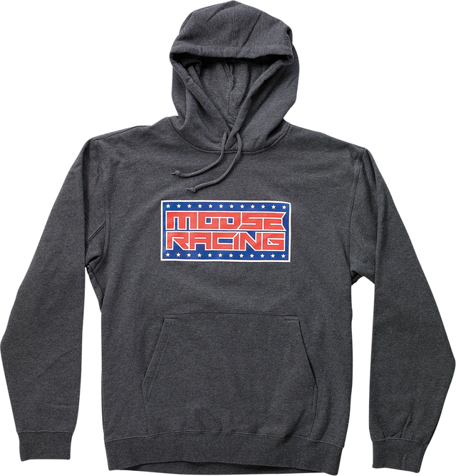 MOOSE RACING Spangled Hoodie - Gray - XL 3050-5877 - Cycle City Outdoors