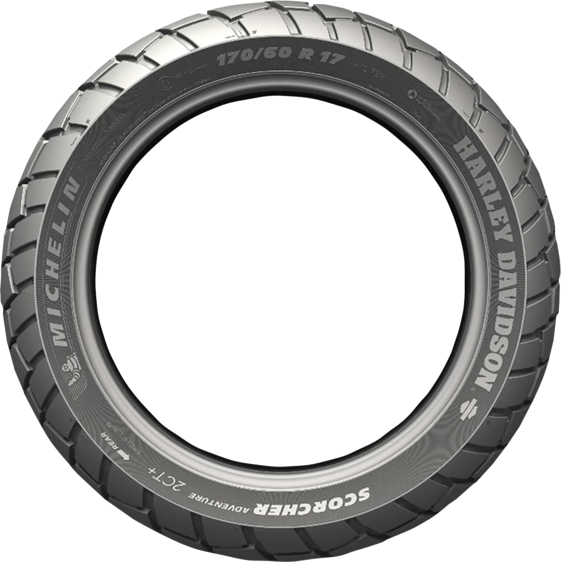 MICHELIN Tire - Scorcher Adventure - Rear - 170/60R17 - 72V 06587