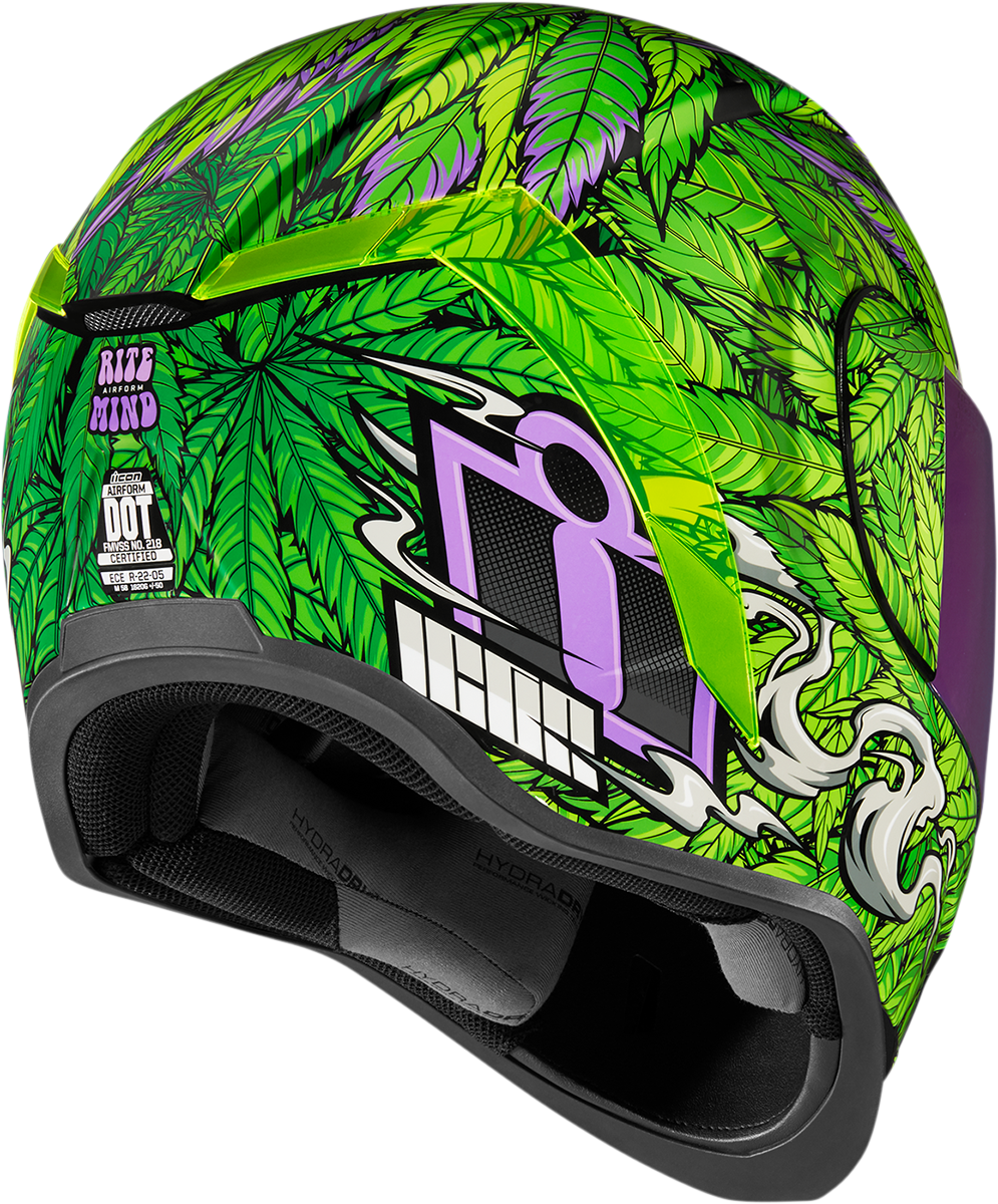 ICON Airform* Helmet - Ritemind Glow* - Green - Large 0101-14081