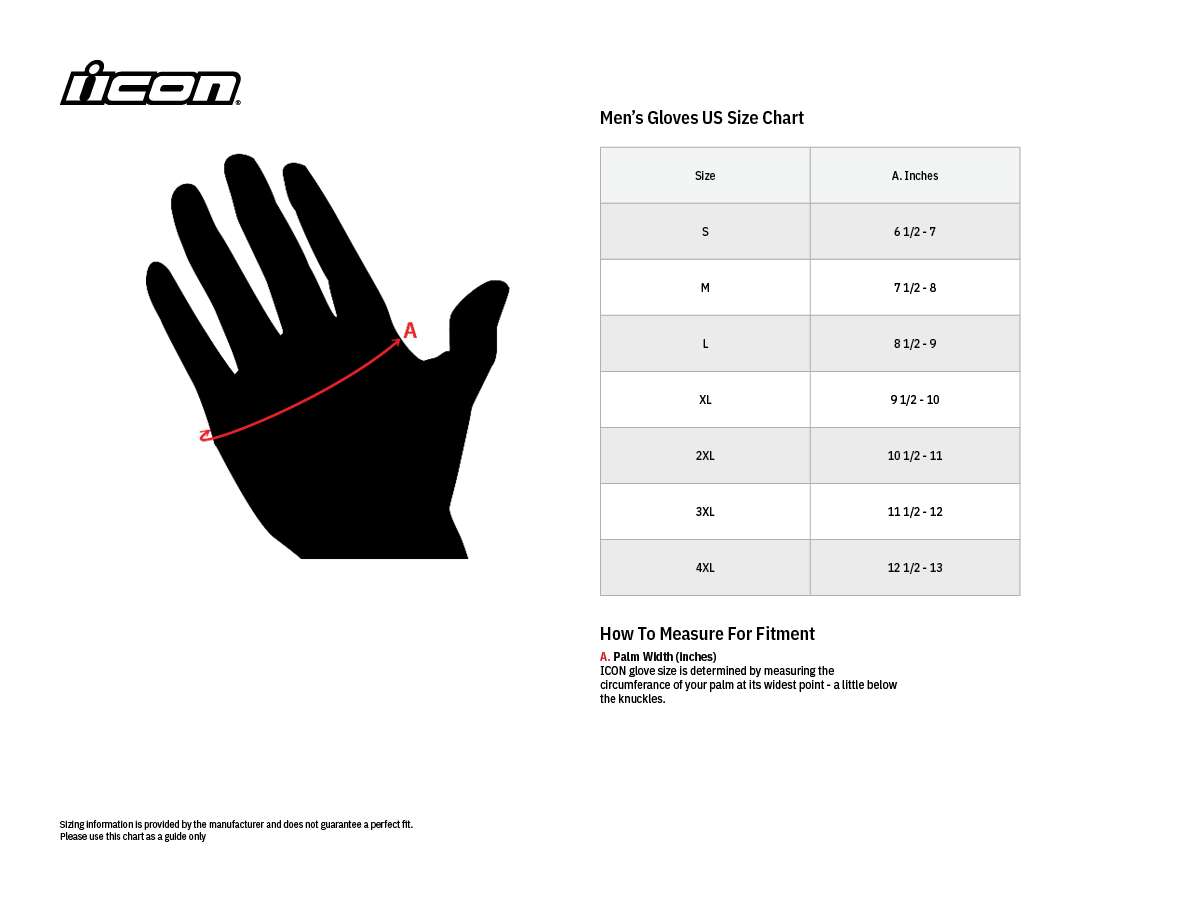 ICON Outdrive* Gloves - Black - Small 3301-3953