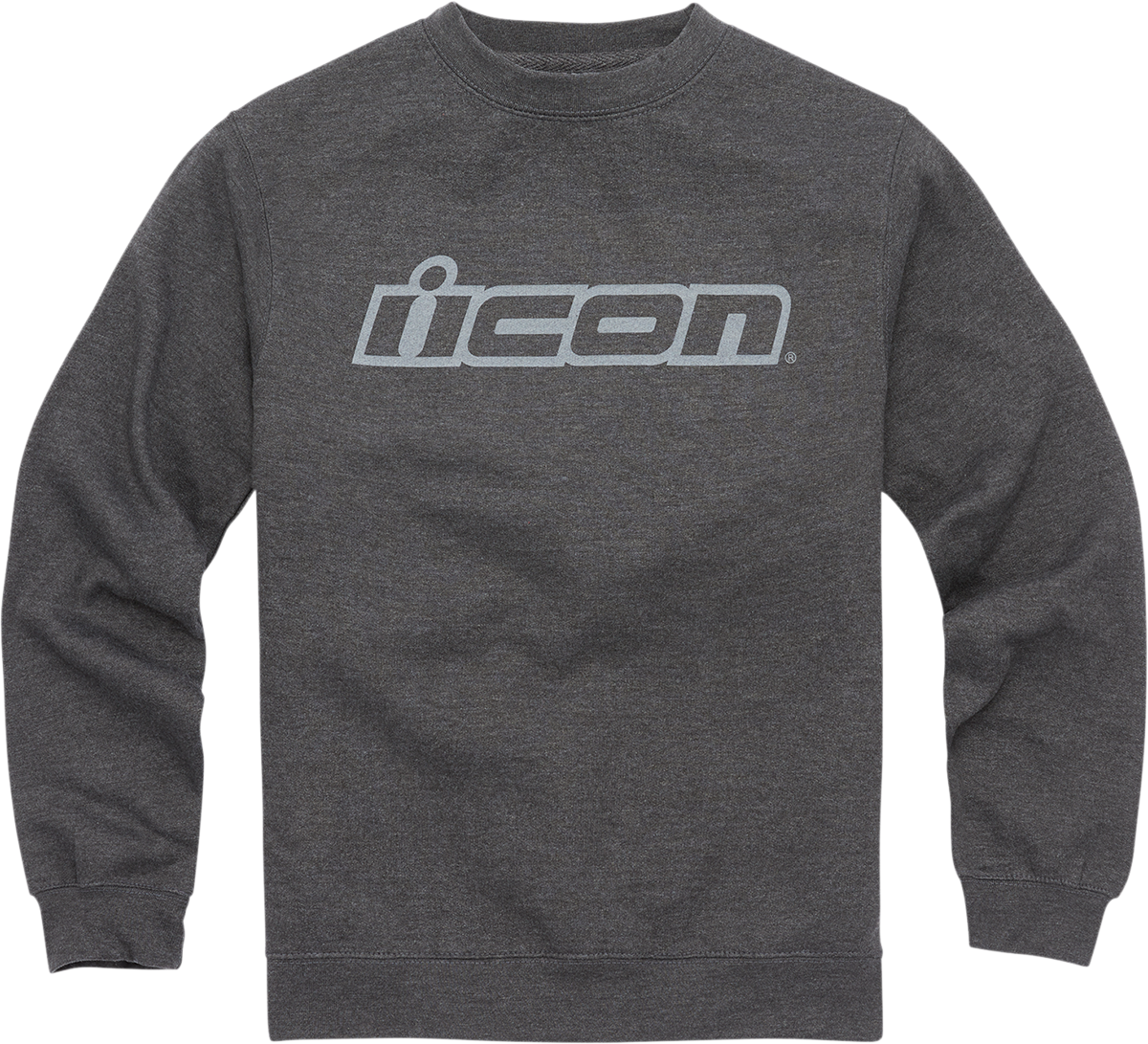 ICON ICON Slant* Crewneck Sweatshirt - Charcoal - Large 3050-5838