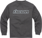 ICON ICON Slant* Crewneck Sweatshirt - Charcoal - Large 3050-5838