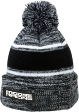 MOOSE RACING Drift Knit Beanie - Black/Gray 2501-2989 - Cycle City Outdoors