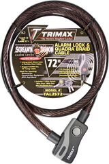 TRIMAX Alarm Cable Lock TAL2572 - Cycle City Outdoors