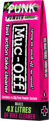 MUC-OFF USA Punk Powder Concentrated Cleaner Refill Pack - 4 Pack 20561 - Cycle City Outdoors