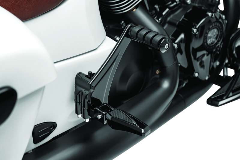 Kuryakyn Passenger Peg Mounts Indian Models Gloss Black - Cycle City Outdoors