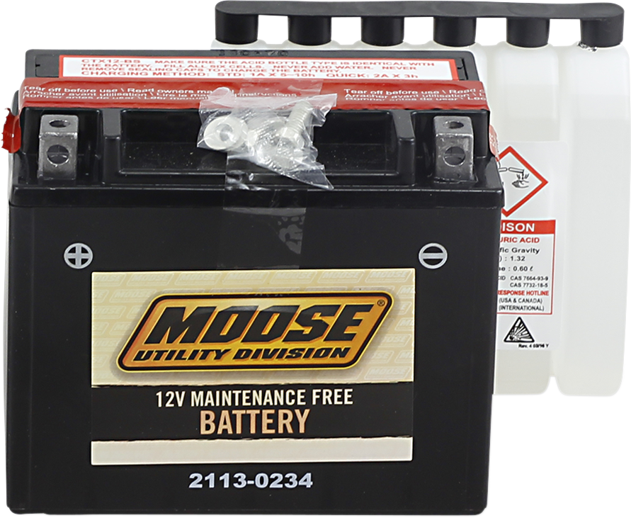 MOOSE UTILITY AGM Battery - YTX12-BS MTX12-BS