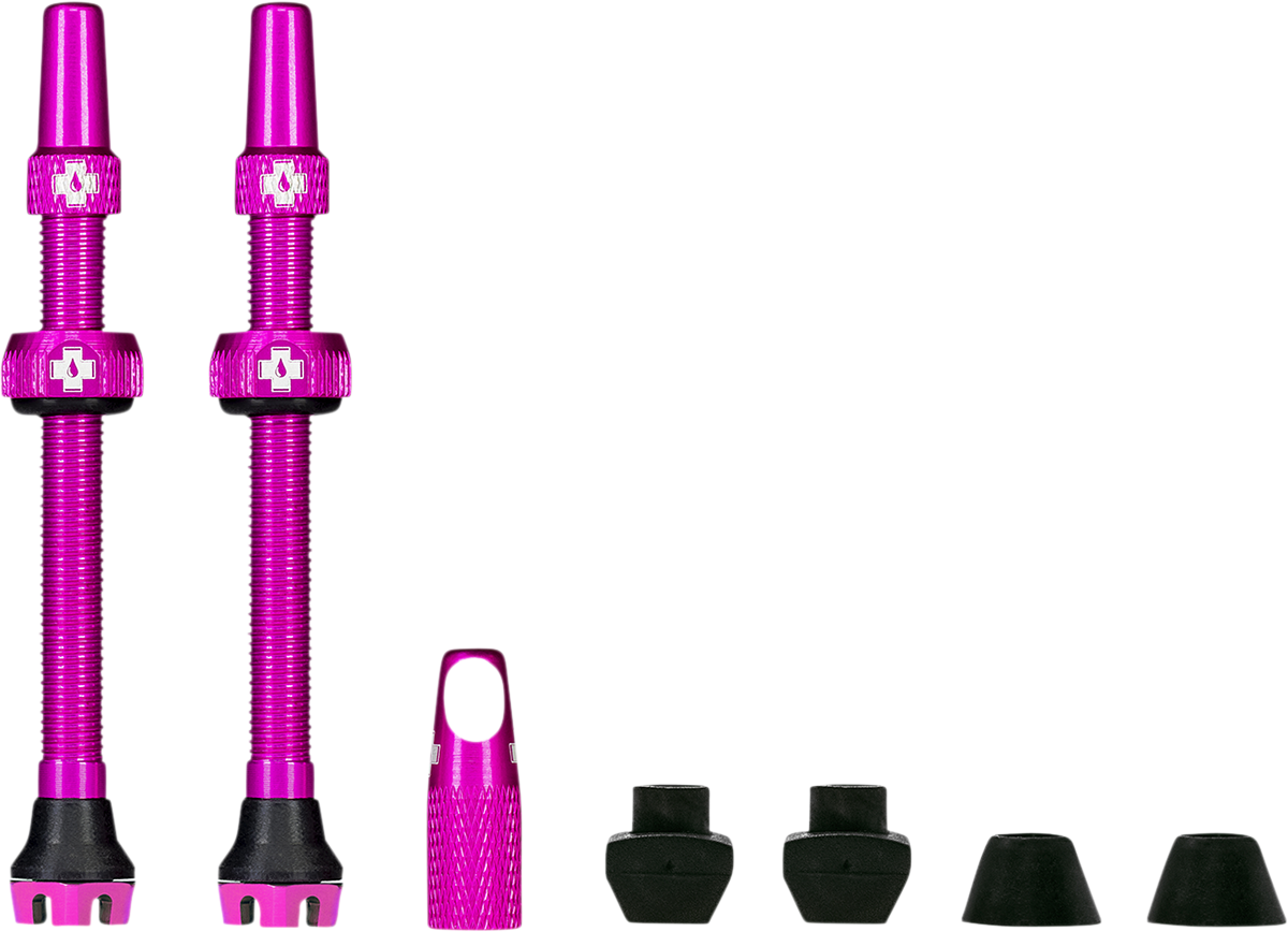 MUC-OFF USA Tubeless Valve Stems - Pink 20427 - Cycle City Outdoors