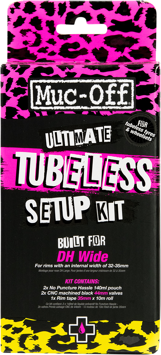 MUC-OFF USA Ultimate Tubeless Setup Kit - DH/Plus - 35 mm Tape 20087 - Cycle City Outdoors