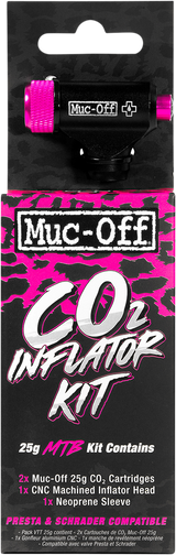 MUC-OFF USA MTB CO2 Inflator Kit 20117 - Cycle City Outdoors