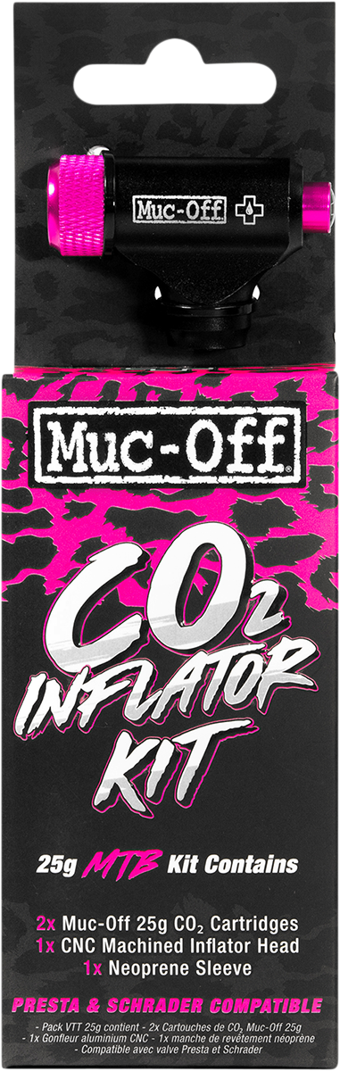 MUC-OFF USA MTB CO2 Inflator Kit 20117 - Cycle City Outdoors