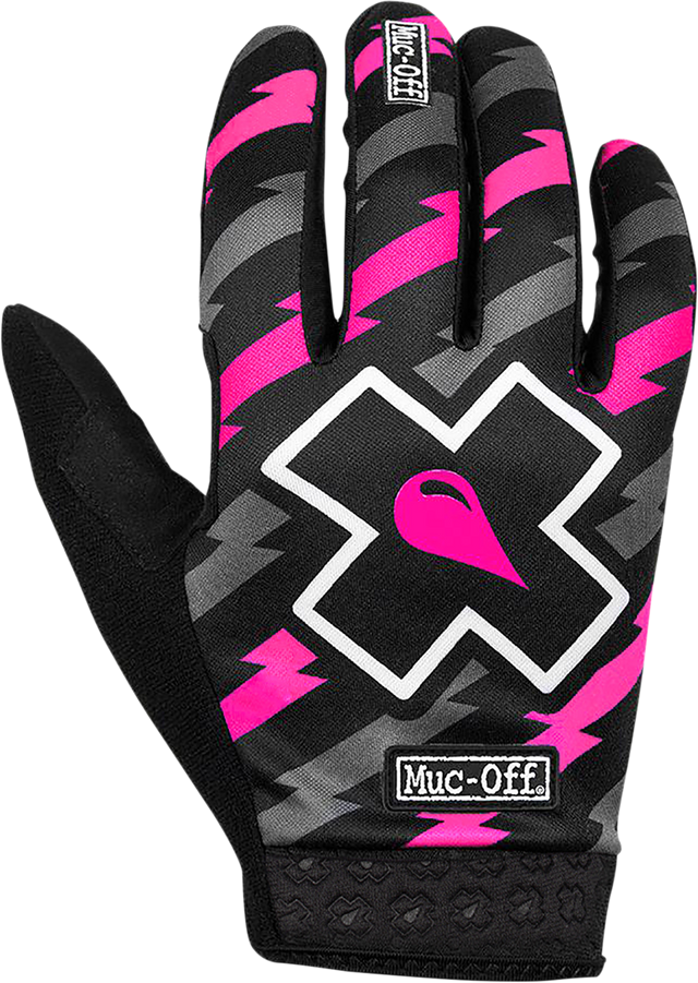 MUC-OFF USA MTB/MX Rider Gloves - Bolt - Small 20103 - Cycle City Outdoors