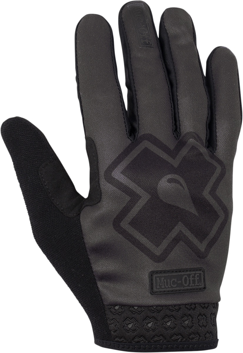 MUC-OFF USA MTB/MX Rider Gloves - Gray - Small 20495 - Cycle City Outdoors