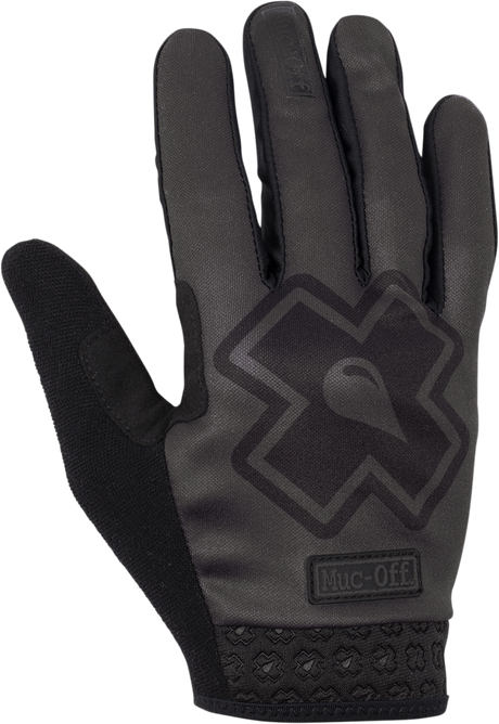 MUC-OFF USA MTB/MX Rider Gloves - Gray - Small 20495 - Cycle City Outdoors