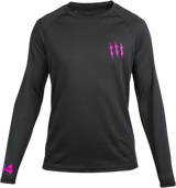 MUC-OFF USA Riders Long-Sleeve Jersey - Gray - Small 20019 - Cycle City Outdoors