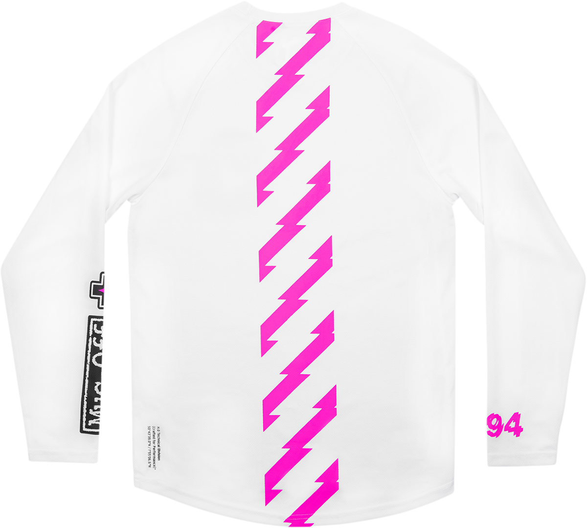 MUC-OFF USA Riders Long-Sleeve Jersey - White - XS 20486 - Cycle City Outdoors