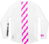 MUC-OFF USA Riders Long-Sleeve Jersey - White - XS 20486 - Cycle City Outdoors